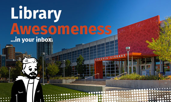 Promotional image for homepage headline: Library Awesomness