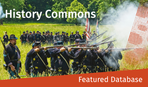 Promotional image for homepage headline: History Commons North America