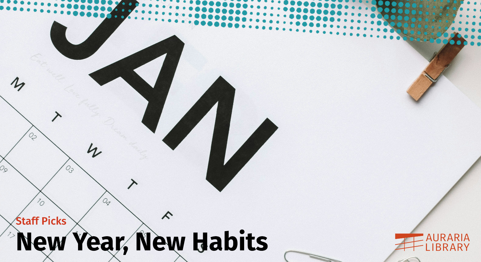 Promotional image for homepage headline: New Year, New Habits