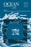Cover of Ocean Yearbook 38. Features abstract ocean waves in blue shades. Edited by Aldo Chircop and others. Calm and scholarly tone.