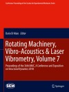 Red and blue book cover. Title: "Rotating Machinery, Vibro-Acoustics & Laser Vibrometry, Volume 7." Editor: Dario Di Maio. Publisher: Springer.