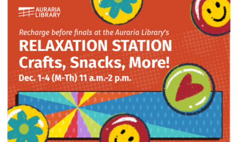 Relaxation Station: Crafts, Snacks, More!