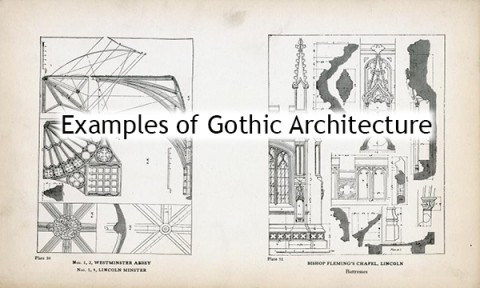 Plate from Examples of Gothic Architecture