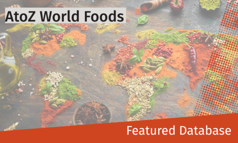 A visual representation of the A to Z World Foods featured database showcasing diverse global culinary options.