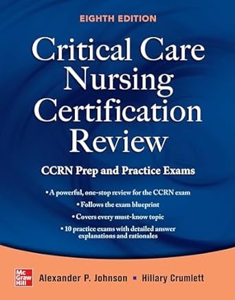 Critical care nursing certification review: CCRN prep and practice exams cover image