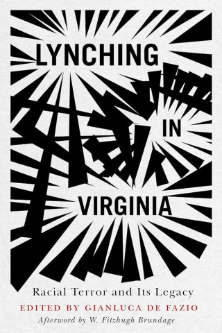 A historical depiction of a lynching scene in Virginia, highlighting the somber and tragic aspects of racial violence.