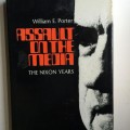 Cover of "Assault on the Media" by William E. Porter, featuring bold typography and a striking design.