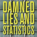 Book cover for "Damned Lies and Statistics" 