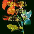 Colorful flowers and a bee against a dark background illustrate the book cover titled "Extinction Capital of the World: Stories" by Mariah Rigg.