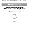 Programmatic implementation of alternative contracting methods