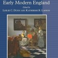 Cover of "Gender and Song in Early Modern England," featuring a painting of a man playing a lute and a woman singing. Edited by Dunn and Larson.