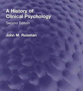 Purple textured book cover for “A History of Clinical Psychology,” Second Edition, by John M. Reisman; part of Psychology Revivals.