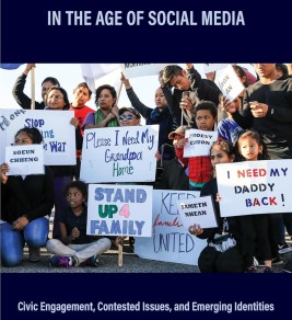 Asian American Connective Action in the Age of Social Media: Civic Engagement, Contested Issues, and Emerging Identities Cover of "Asian American Connective Action in the Age of Social Media" by James S. Lai. A diverse group holds protest signs, showing unity and urgency.